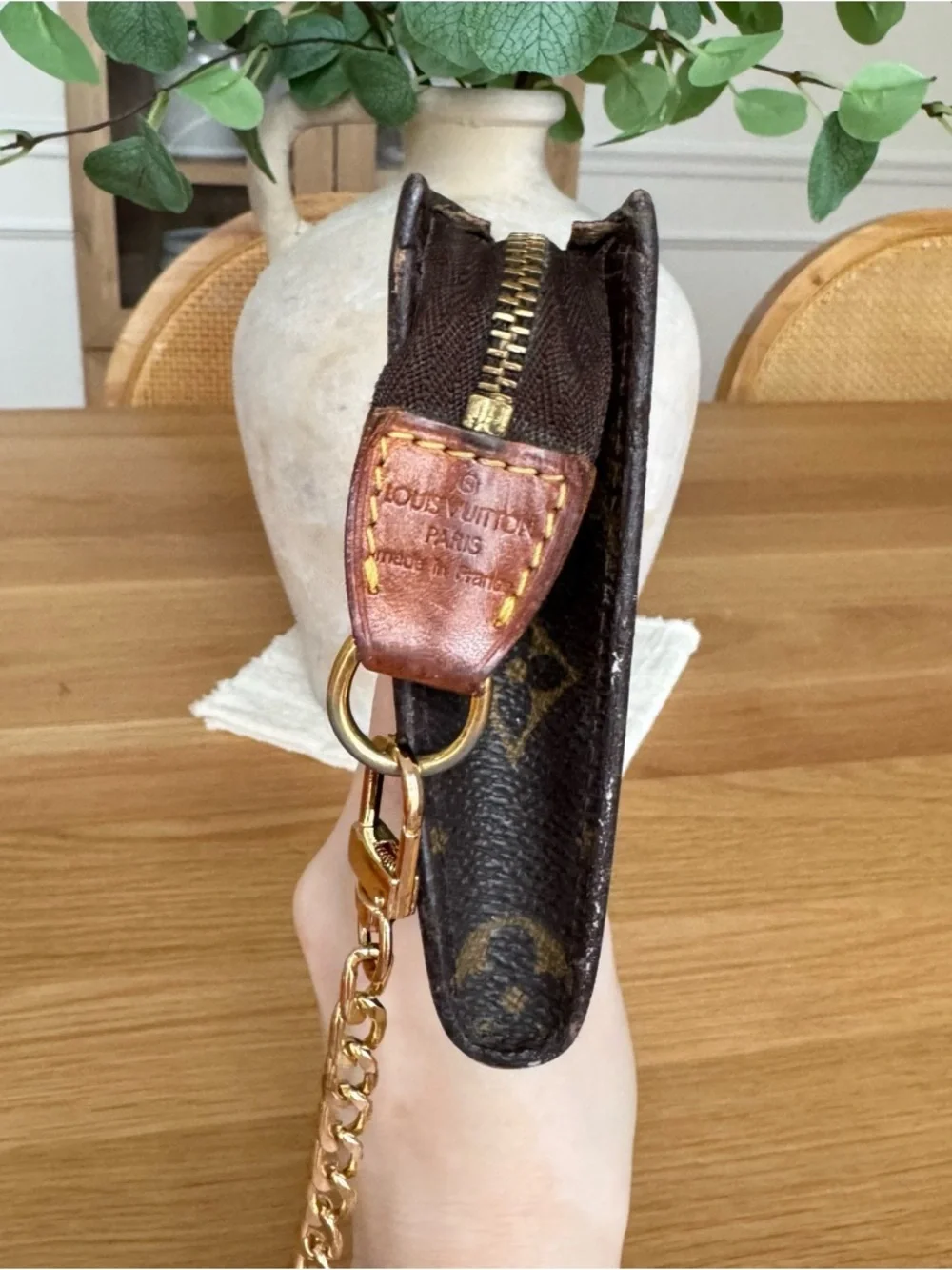 ✅AUTH✅Louis Vuitton Brown Monogram MINI BAG